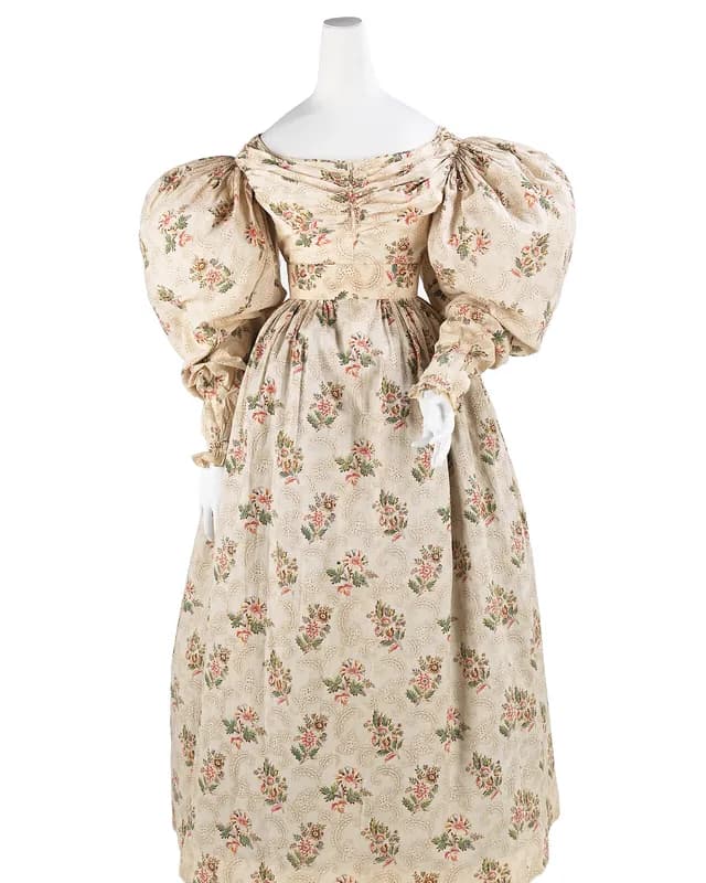Floral dress, Cutout result on white