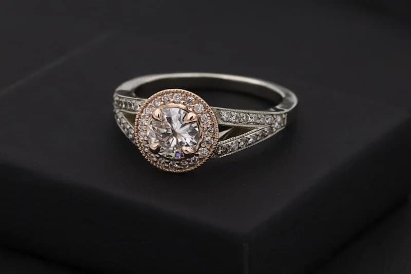 Raw jewelry product photo before catalog cleanup