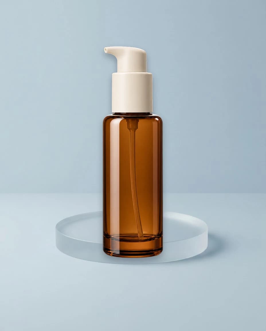 Saved Preserve synthetic beauty concept in a cool studio